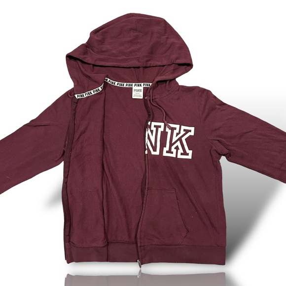 Victoria's Secret pink zip sweater - Picture 4 of 7